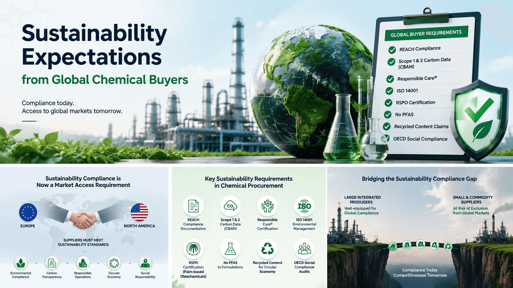 Closing the Sustainability Gap: What Global Chemical Buyers Expect from Suppliers