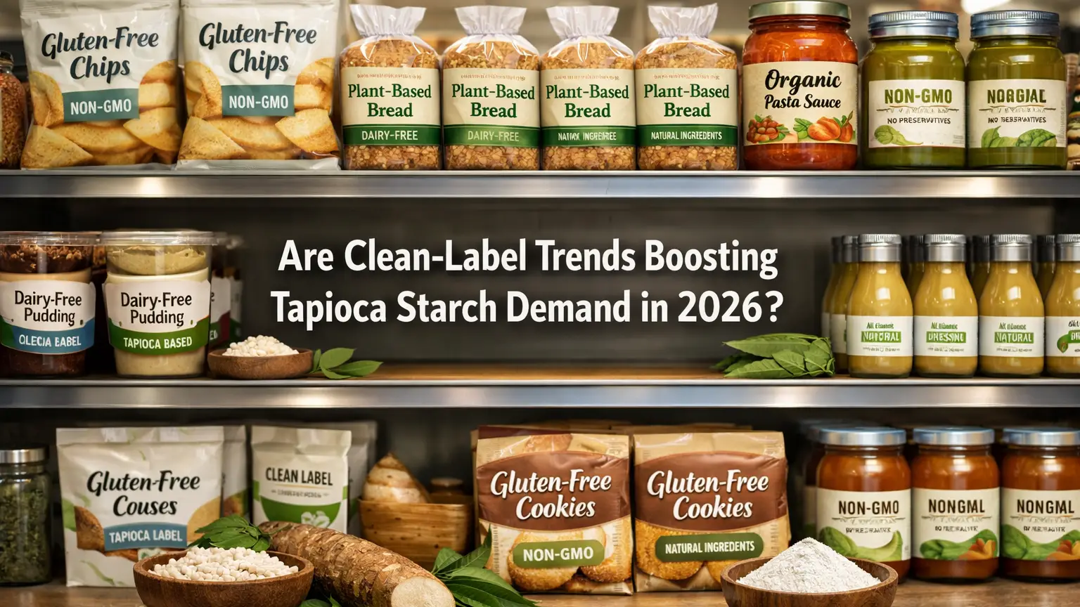 Les tendances en matière d'étiquetage propre stimulent-elles la demande de fécule de tapioca en 2026 ?