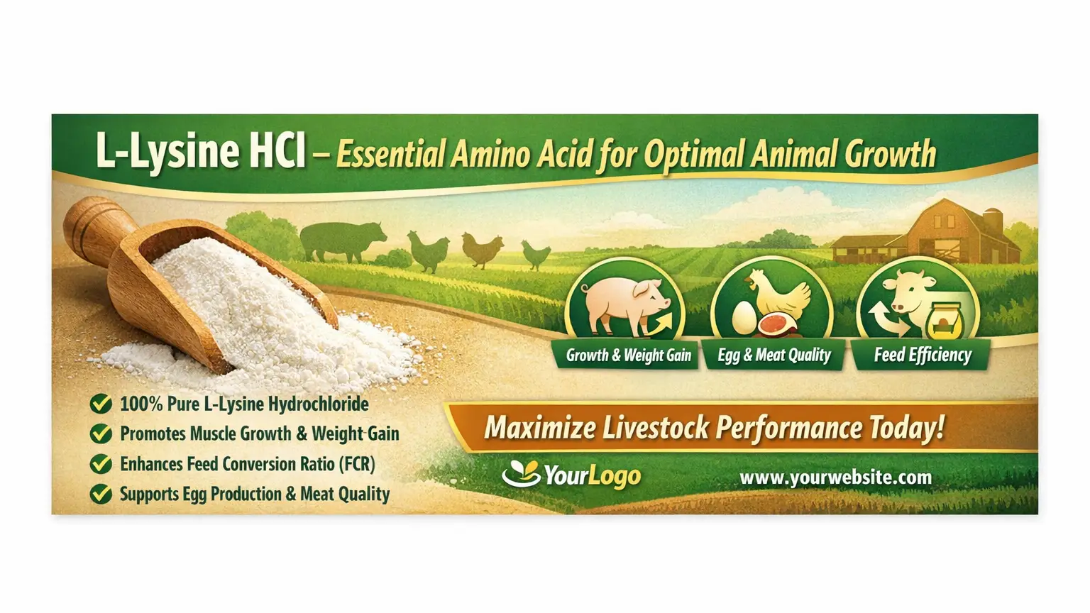 Marché du L-Lysine HCl 2026 : applications, acheteurs et perspectives industrielles sur 20 ans