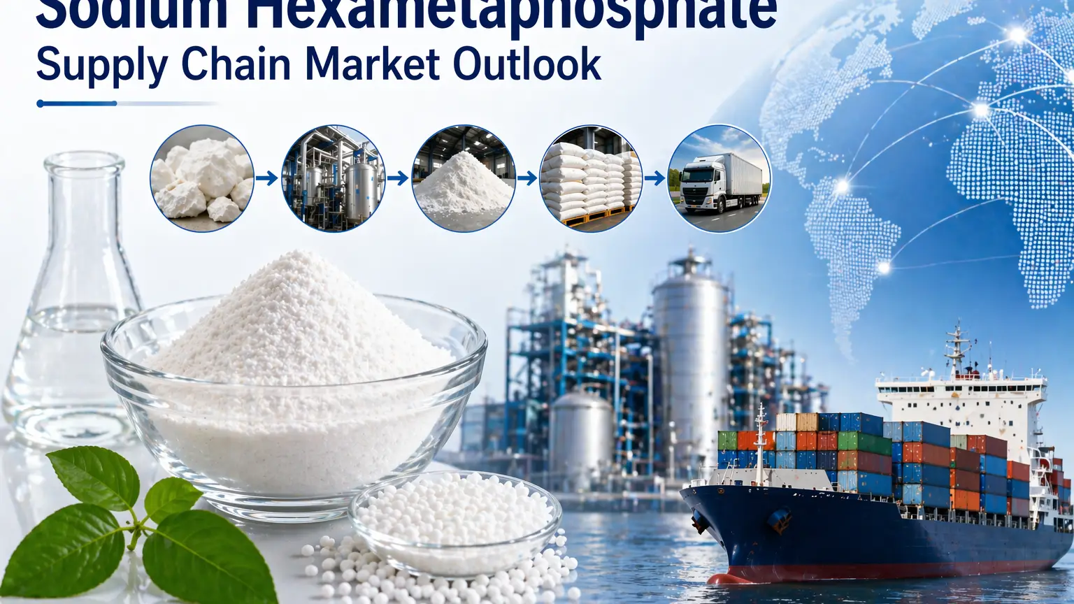 Perspectives du marché de la chaîne d'approvisionnement de l'hexamétaphosphate de sodium