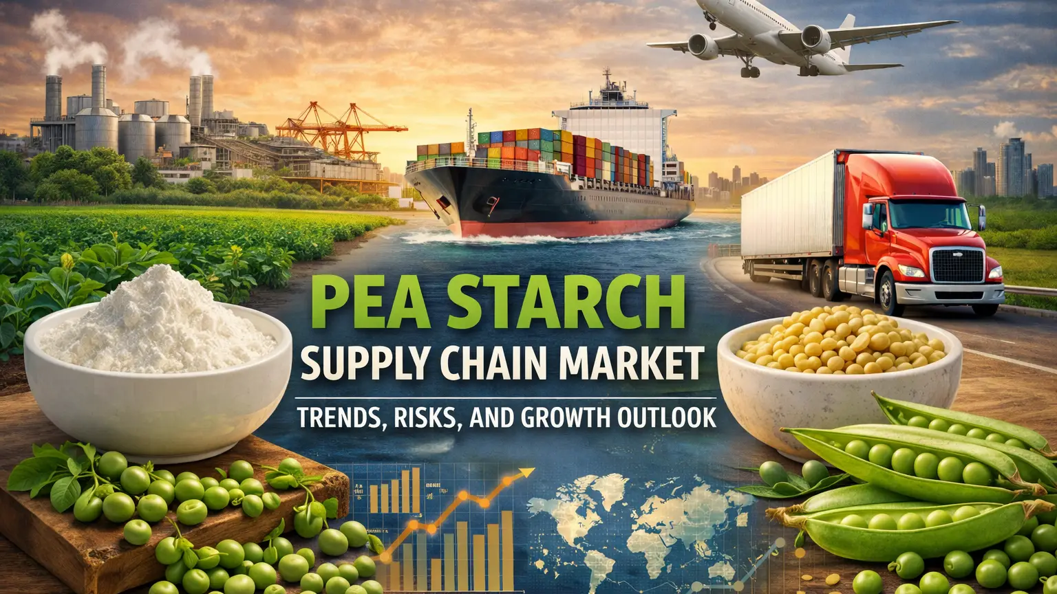 Marché de la fécule de pois : tendances, risques et perspectives de croissance