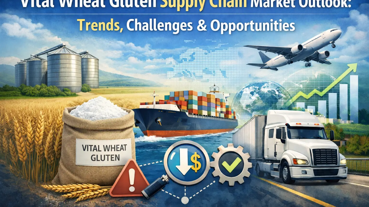 Perspectives vitales du marché du gluten de blé : tendances, défis et opportunités