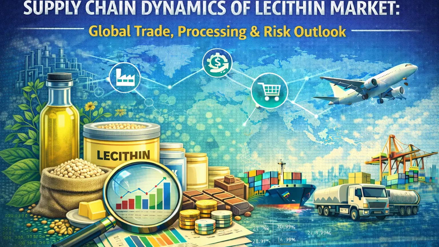 Analyse du marché de la chaîne d'approvisionnement en lécithine : perspectives du commerce mondial et de l'industrie