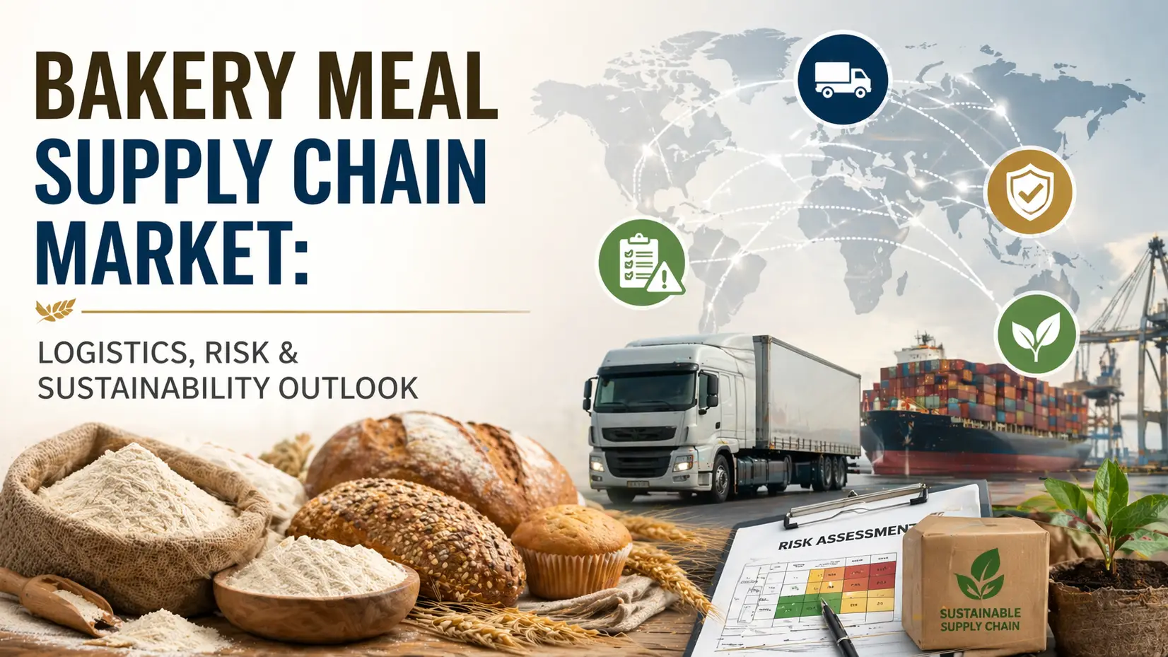 Marché de la chaîne d'approvisionnement en produits de boulangerie : perspectives en matière de logistique, de risque et de durabilité