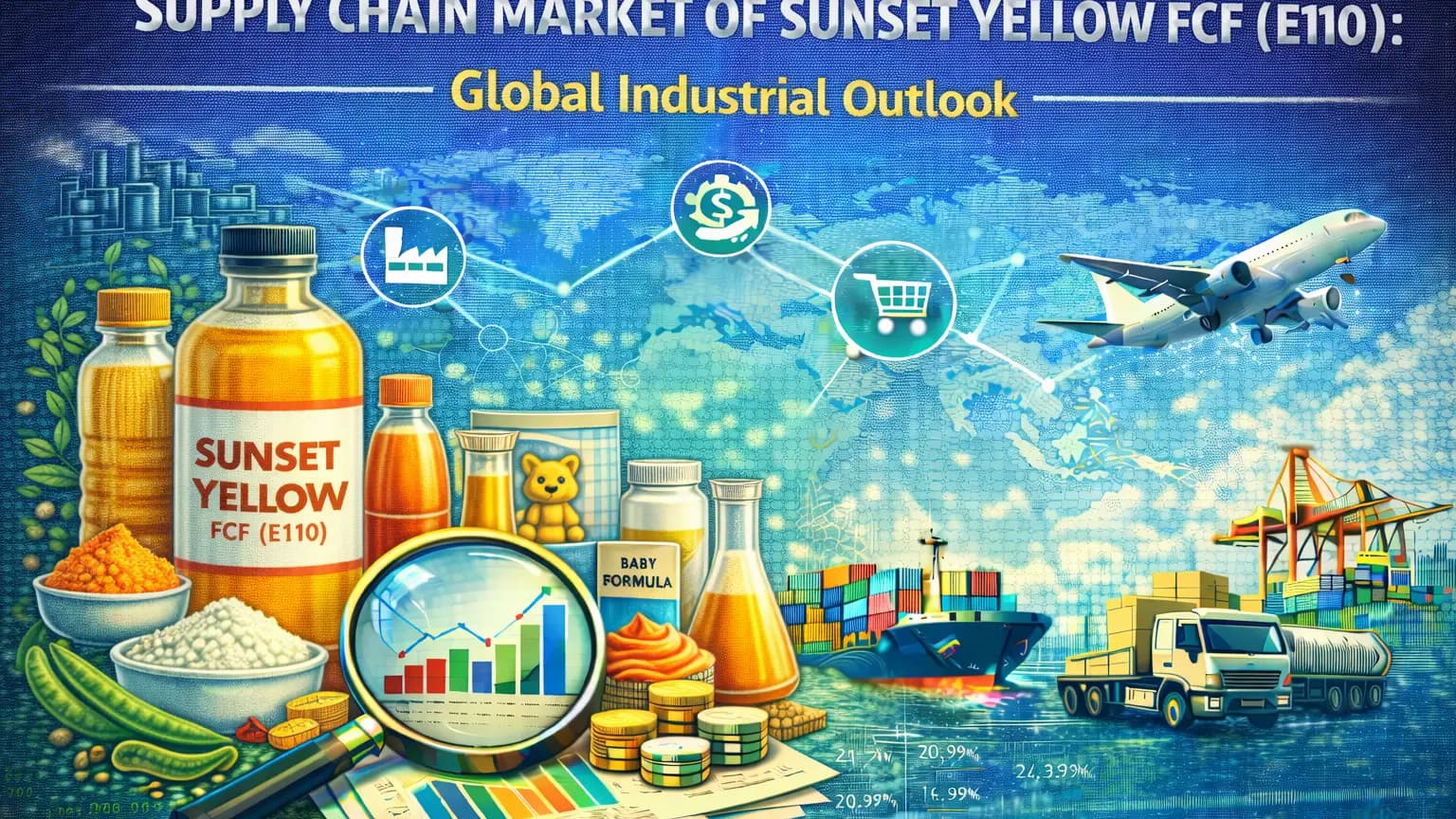 Marché de la chaîne d'approvisionnement du Sunset Yellow FCF (E110) : perspectives industrielles mondiales