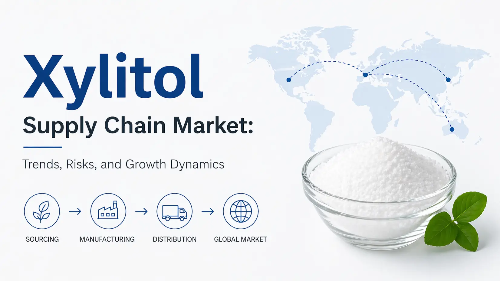 Marché de la chaîne d'approvisionnement du xylitol : tendances, risques et dynamique de croissance